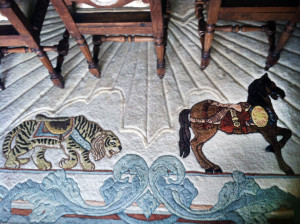 Marianne-Stevens-Collection-custom-carousel-rug-sneaky-tiger