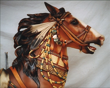 Muller Indian Pony. Restoration and paint by Pam Hessey.