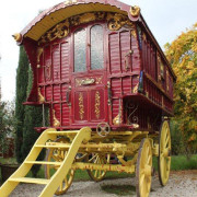 Unrestored Original 1898 T. Tong Gypsy Wagon – SOLD | AntiqueCarousels.com