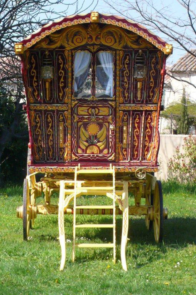 1902 Hearst Family Estate Gypsy Wagon – SOLD | AntiqueCarousels.com