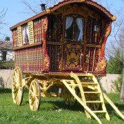 1902 Hearst Family Estate Gypsy Wagon – SOLD | AntiqueCarousels.com