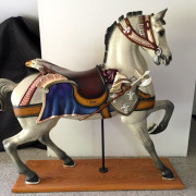 Indian Trail Park Dentzel Lead Horse – SOLD | AntiqueCarousels.com