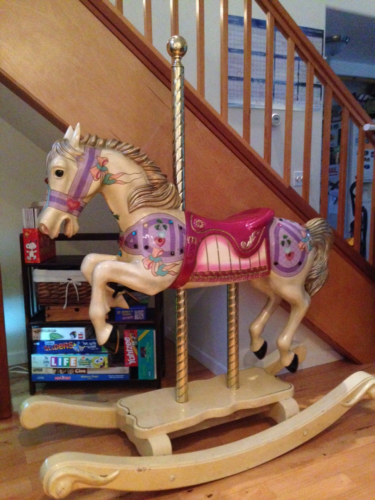 carousel style rocking horse