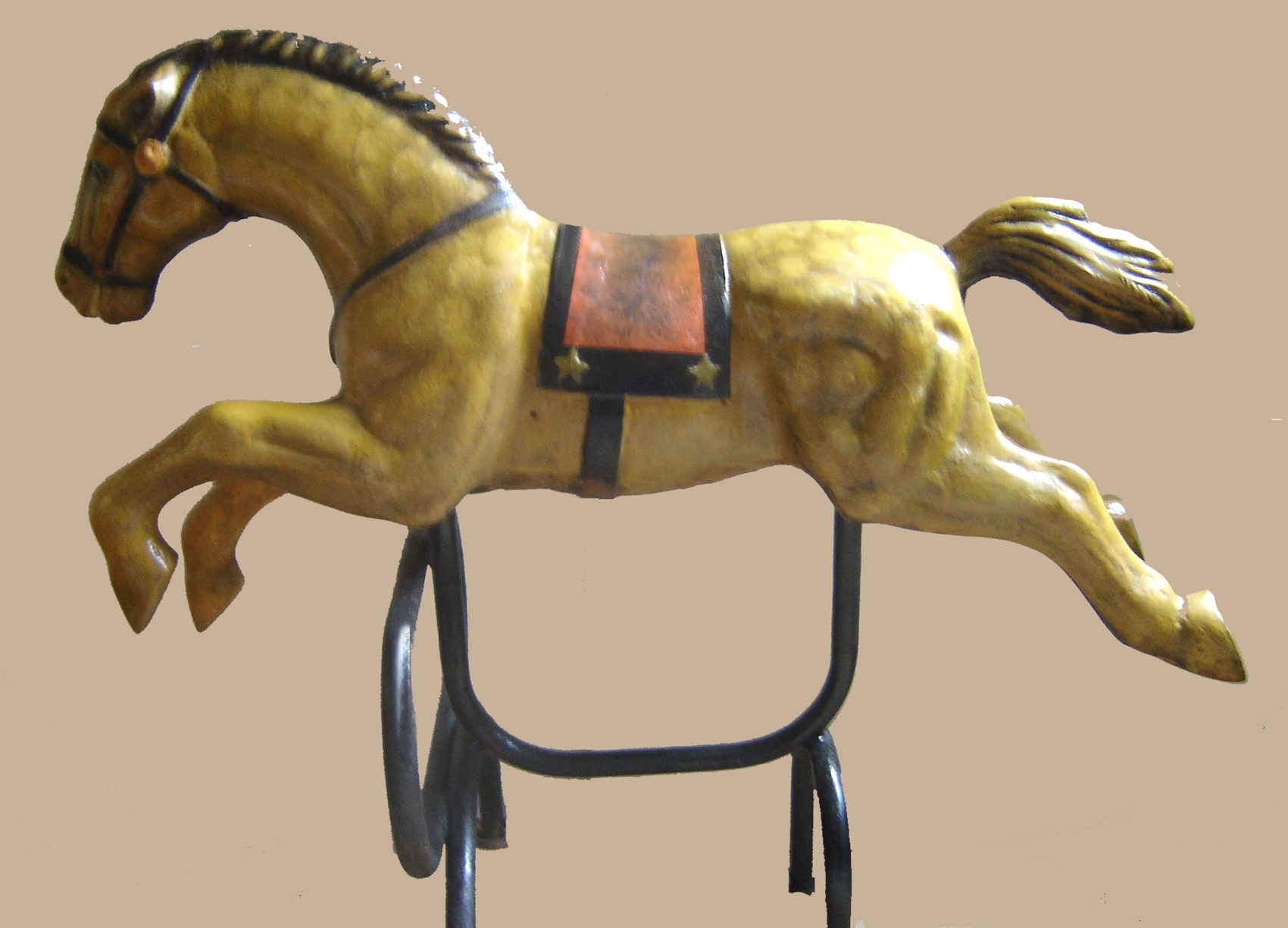 1940S BRILL JUVENILE METAL HORSES | AntiqueCarousels.com