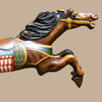 CA 1920 C W PARKER FLAG HORSE