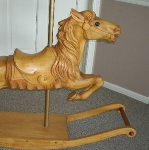 carousel style rocking horse