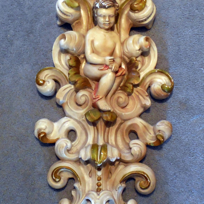 Early 1900s Plaster Carousel Shields | AntiqueCarousels.com