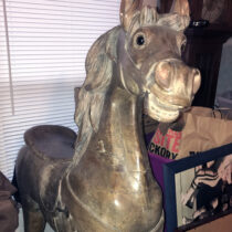 Circa 1890s Looff Prancer - Stripped