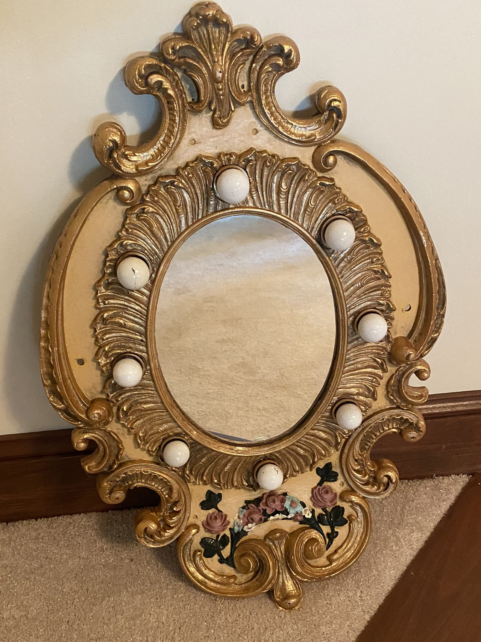 Early 1900s Carousel Mirror Shield(s) | AntiqueCarousels.com