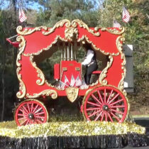 Brass Calliope w/ Circus Wagon Trailer