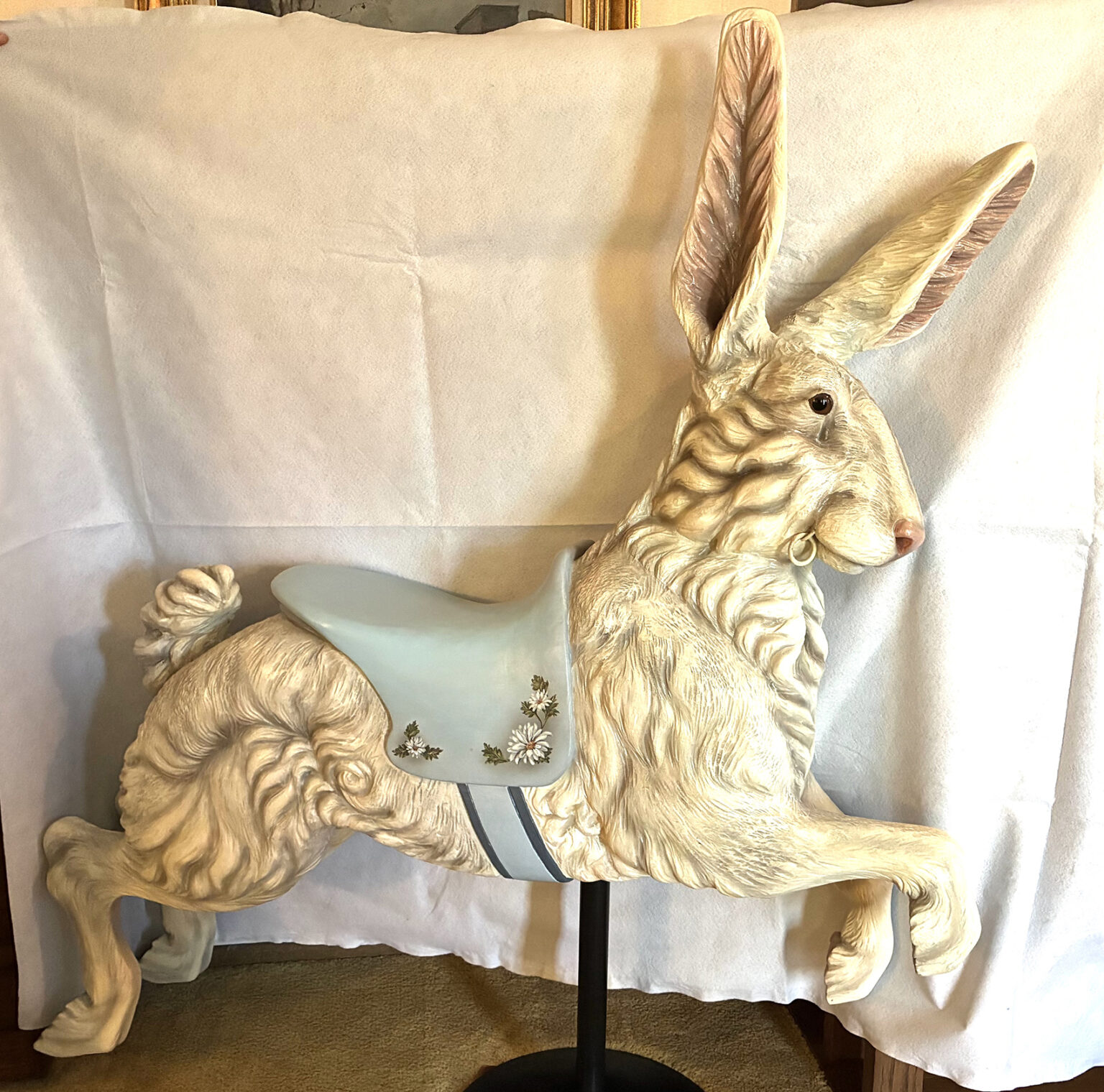 Circa 1902 Gustav Dentzel Rabbit – SOLD | AntiqueCarousels.com