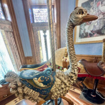 Circa 1904 Gustav Dentzel Ostrich