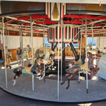 CA 1950s Allan Herschell Kiddie Carousel