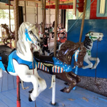 Circa 1950s Allan Herschell 3-Row Carousel